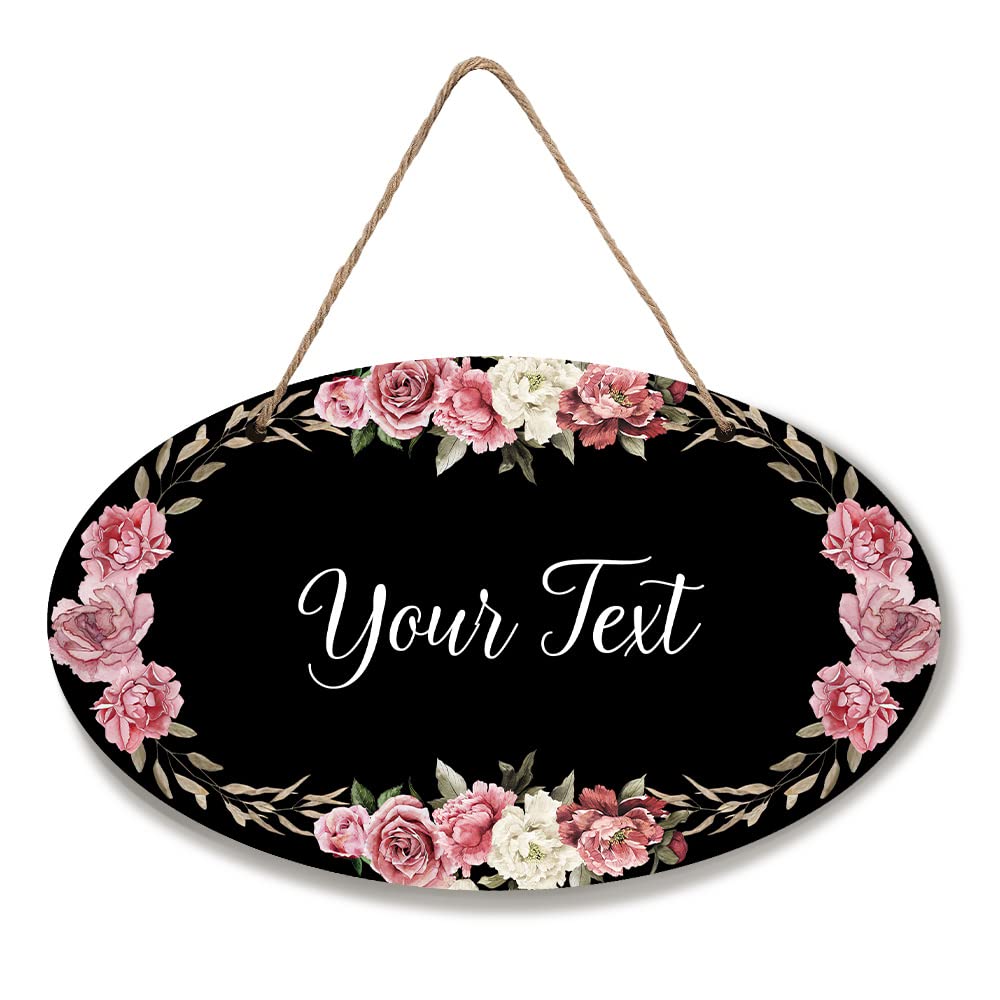 NEME入りWELCOME PLATE♡ Amazon.com: Custom Door Sign Welcome Sign Personalized with Names